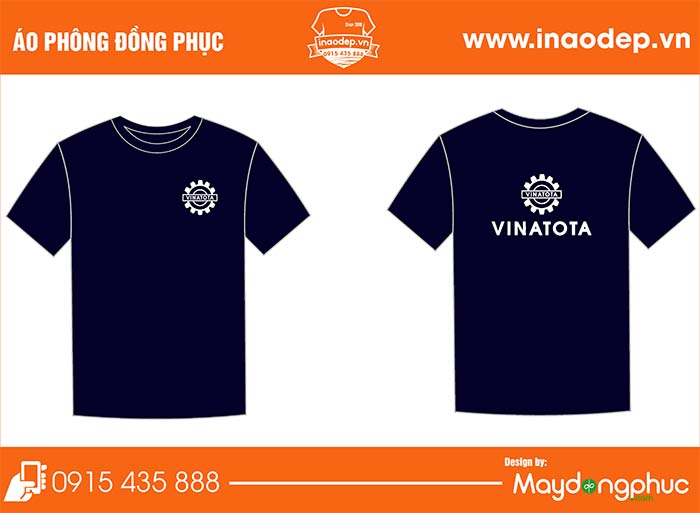 In áo phông công ty Vinatota | In ao phong dong phuc