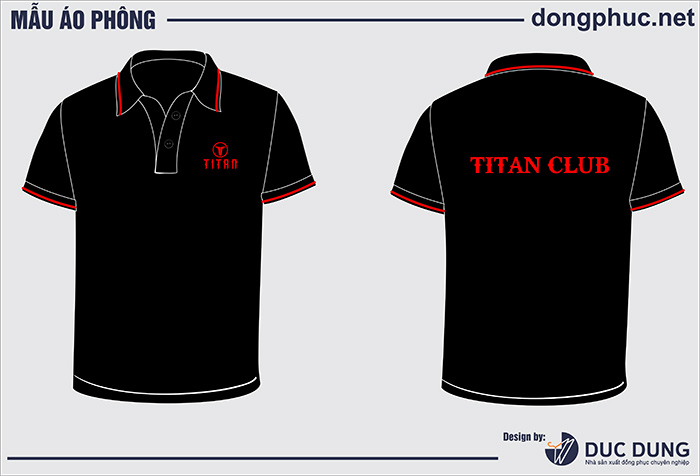 In áo phông Titan Club | In ao cong ty nha hang