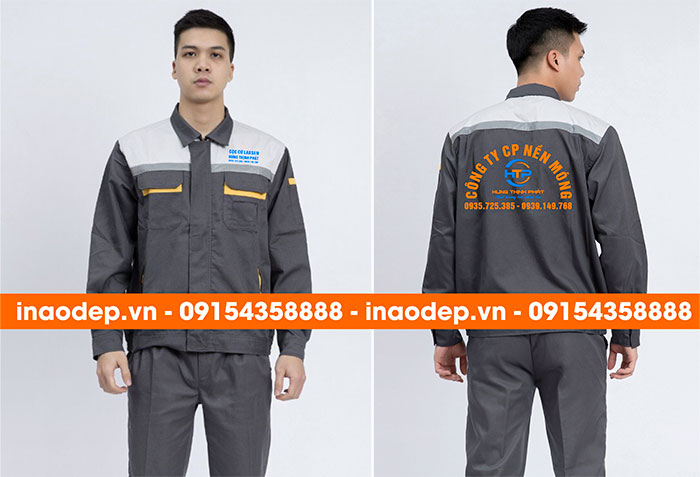 In đồng phục bảo hộ Công ty CP nền móng Hưng Thịnh Phát | In dong phuc bao ho