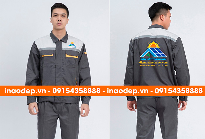 In đồng phục bảo hộ Công ty Điện mặt trời Hà Nội | In dong phuc bao ho