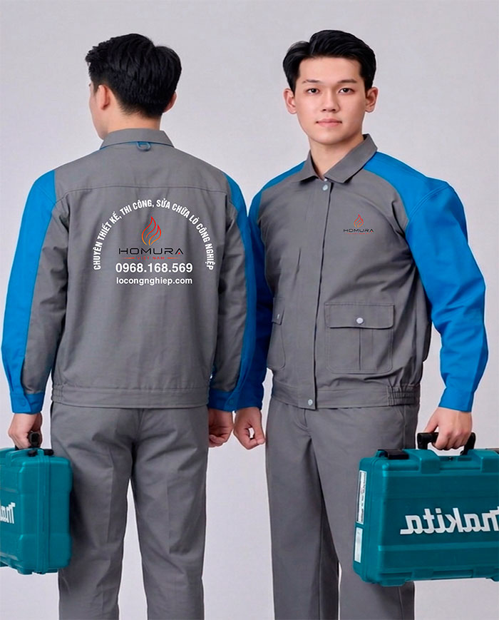 In đồng phục bảo hộ Công ty Homura Việt Nam | In dong phuc bao ho