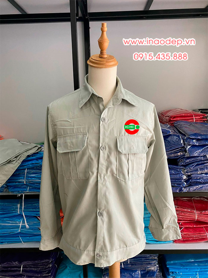 In đồng phục bảo hộ Công ty ICHI | In dong phuc bao ho