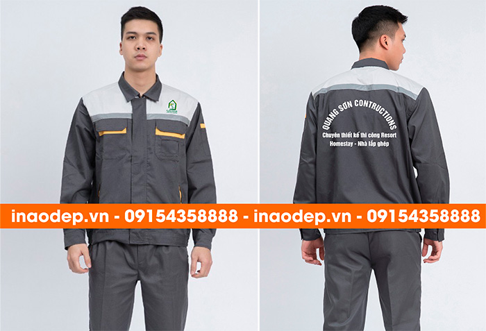 In đồng phục bảo hộ Công ty Quang Sơn Contructions | In dong phuc bao ho