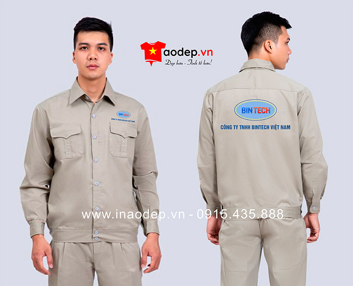 In đồng phục bảo hộ Công ty TNHH Bintech Việt Nam | In dong phuc bao ho