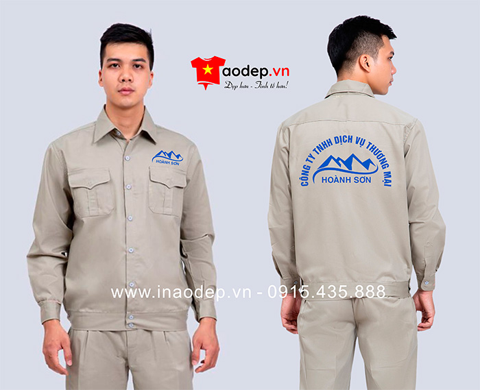 In đồng phục bảo hộ Công ty TNHH Dịch vụ Thương mại Hoành Sơn | In dong phuc bao ho