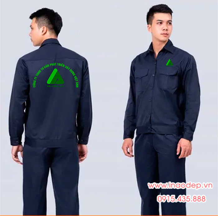In đồng phục bảo hộ Công ty TNHH Tư vấn Phát triển xây dựng Việt Anh | In dong phuc bao ho