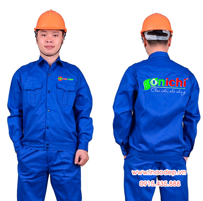 In đồng phục bảo hộ SơnIchi | In dong phuc bao ho
