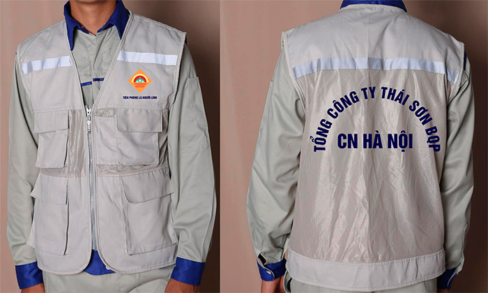 In đồng phục bảo hộ Tổng công ty Thái Sơn BQP CN Hà Nội | In dong phuc bao ho