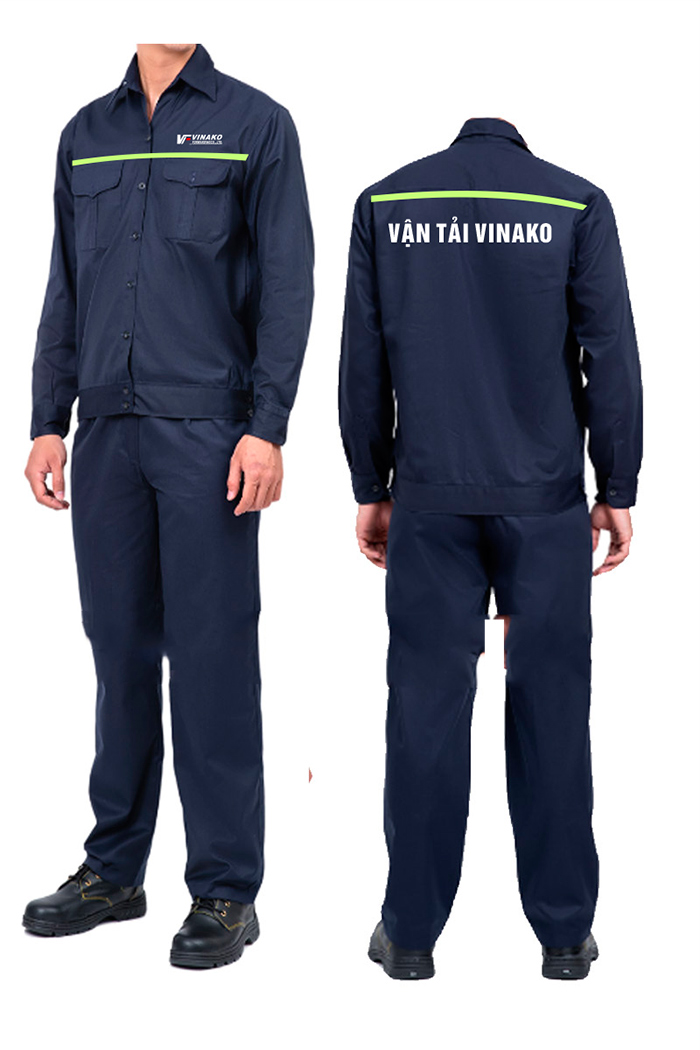 In đồng phục bảo hộ Công ty Vận tải Vinako | In dong phuc bao ho