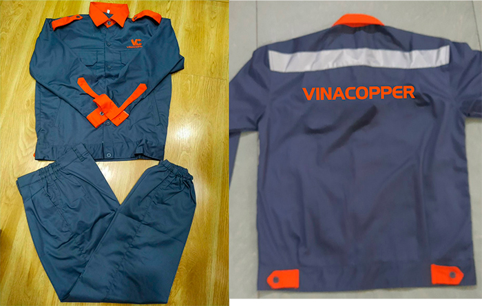 In đồng phục bảo hộ Công ty Vinacopper | In dong phuc bao ho