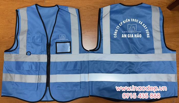 In Áo Gile Đồng Phục Công Ty Kiến Trúc Và Xây Dựng An Gia Hảo | In ao gile dong phuc