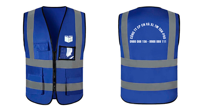 In áo gile Công ty CP CN và XL TM TDK-PRO | In ao gile dong phuc