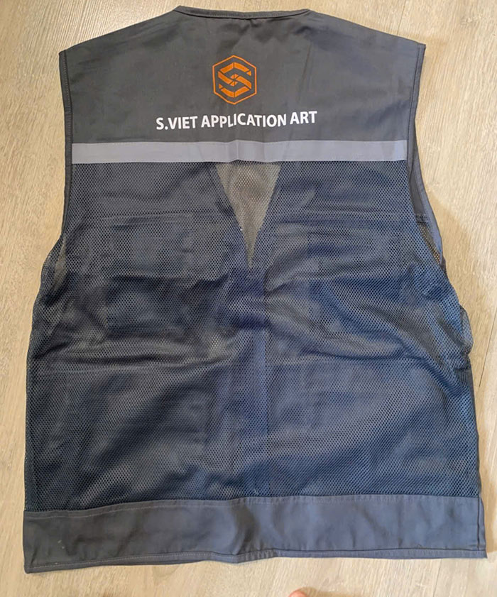 In áo gile Công ty S.Viet Application Art | In ao gile dong phuc