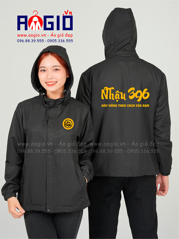 In áo gió Quán nhậu 396 | In ao khoac dong phuc