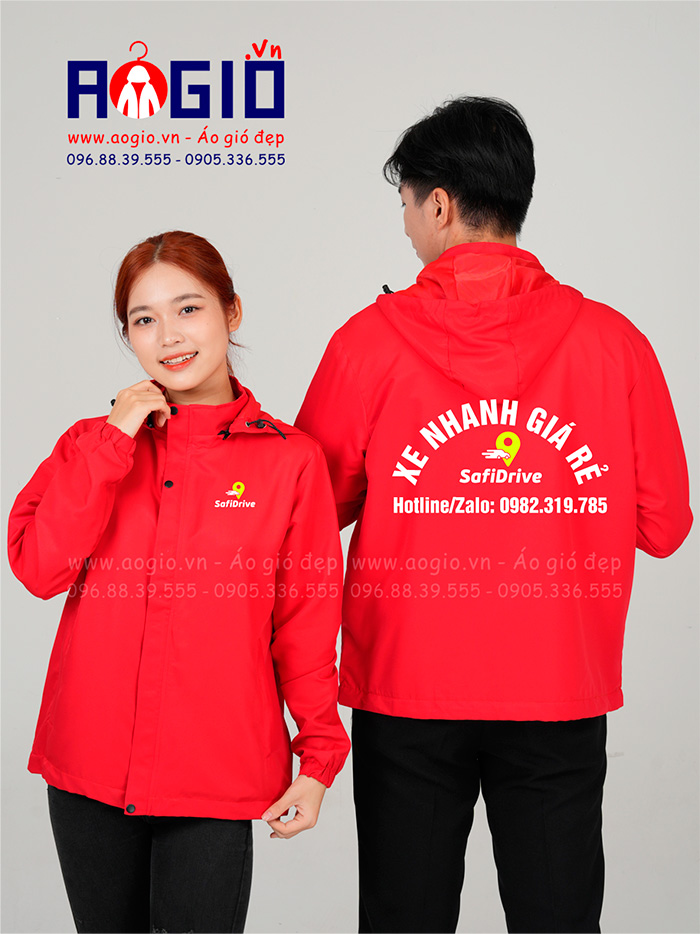 In áo gió đồng phục Xe nhanh giá rẻ | In ao khoac dong phuc