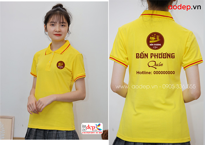 In áo phông Bốn Phương Quán | In ao phong dong phuc