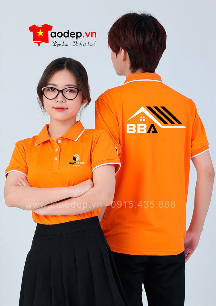 In áo phông Công ty BBA Waytech Group | In ao phong dong phuc