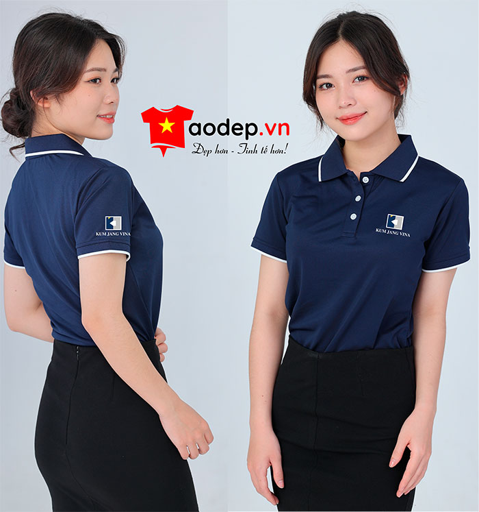 In áo phông Công ty Kum Jang Vina | In ao phong dong phuc