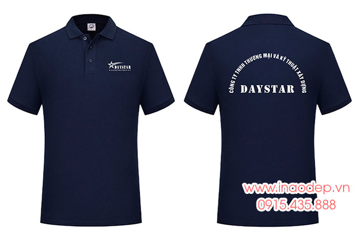 In áo phông Công ty TNHH Thương mại và kỹ thuật xây dựng DayStar | In ao phong dong phuc