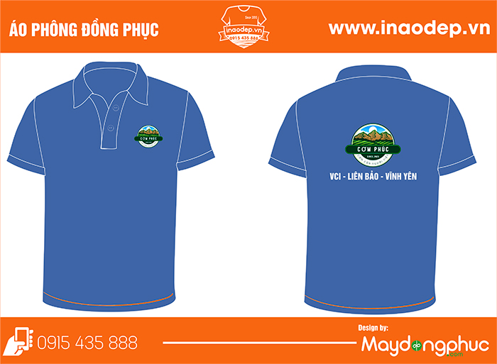 In áo phông Quán Cơm Phúc VCI - Liên Bảo - Vĩnh Yên | In ao phong dong phuc