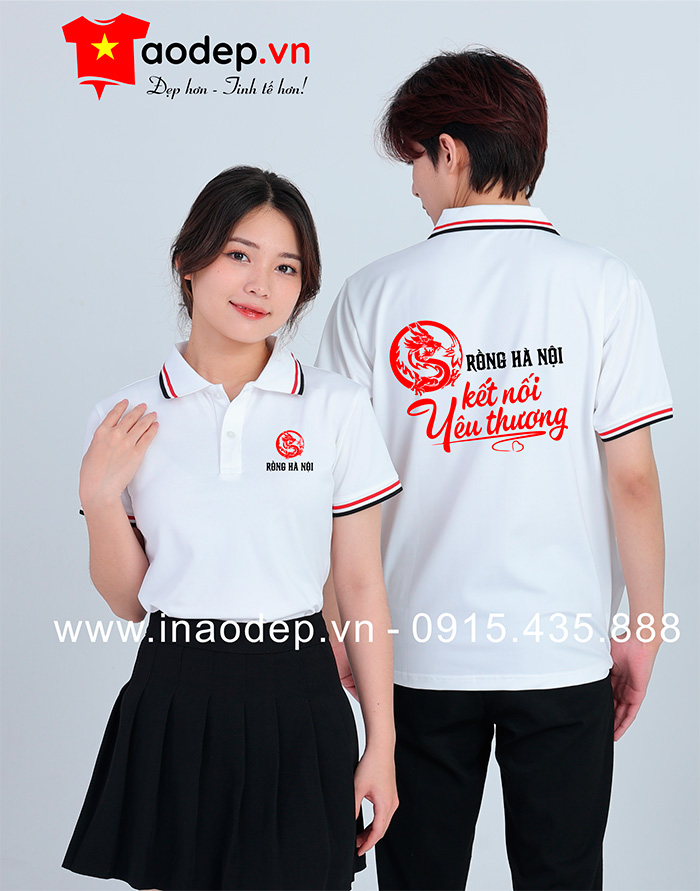 In áo phông Rồng Hà Nội kết nối yêu thương| In ao phong dong phuc