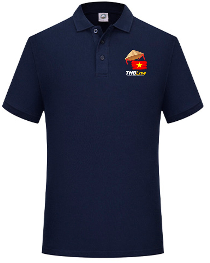 In áo phông THBLaw cùng hình nón lá - lá cờ đỏ | In ao phong dong phuc