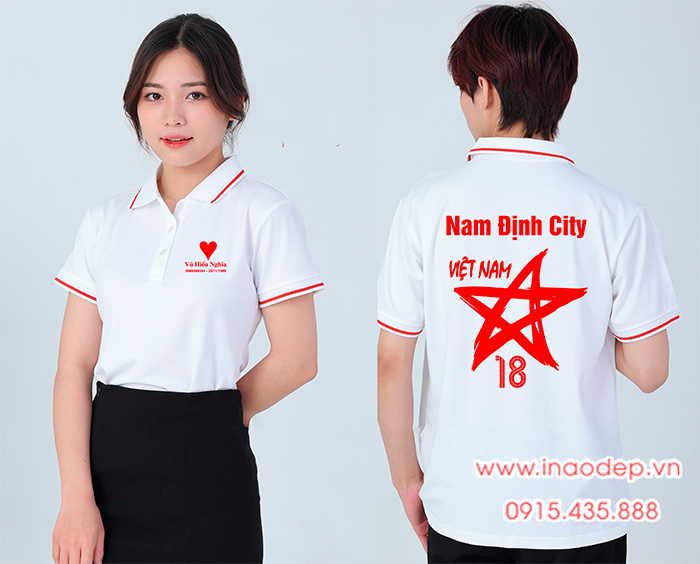 In áo phông Vũ Hiếu Nghĩa Nam Định City Việt Nam | In ao phong dong phuc