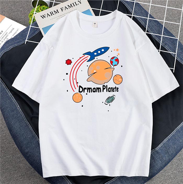 In áo phông đồng phục Drmam Planete | In ao phong dong phuc