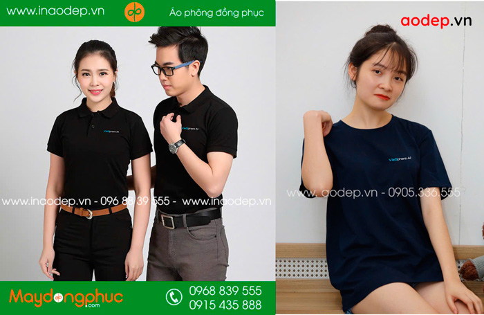In áo phông đồng phục VieSphere AI | In ao phong dong phuc