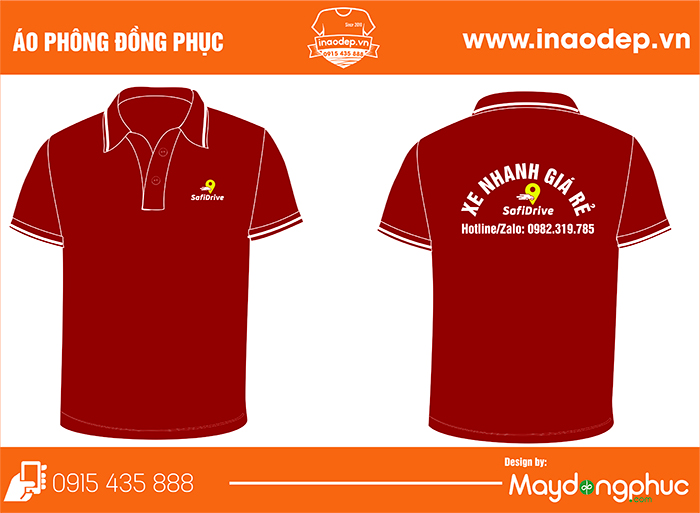 In áo phông đồng phục Xe nhanh giá rẻ | In ao phong dong phuc