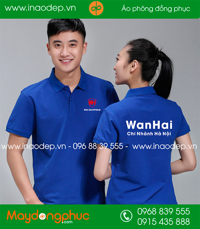 In áo phông Công ty WanHai Chi nhánh Hà Nội | In ao phong dong phuc