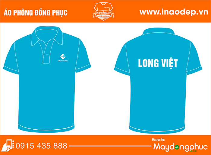 In áo phông đồng phục Công ty Long Việt | In ao phong dong phuc