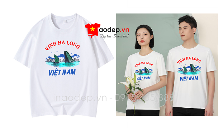 In áo phông đồng phục Du lịch Hạ Long Việt Nam | In ao phong dong phuc