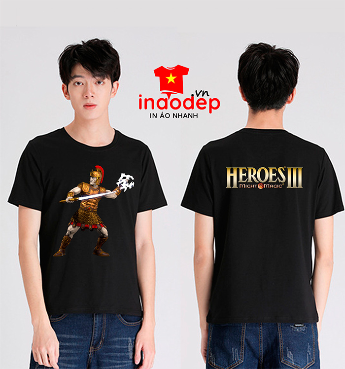 In áo phông Heroes III | In ao phong dong phuc