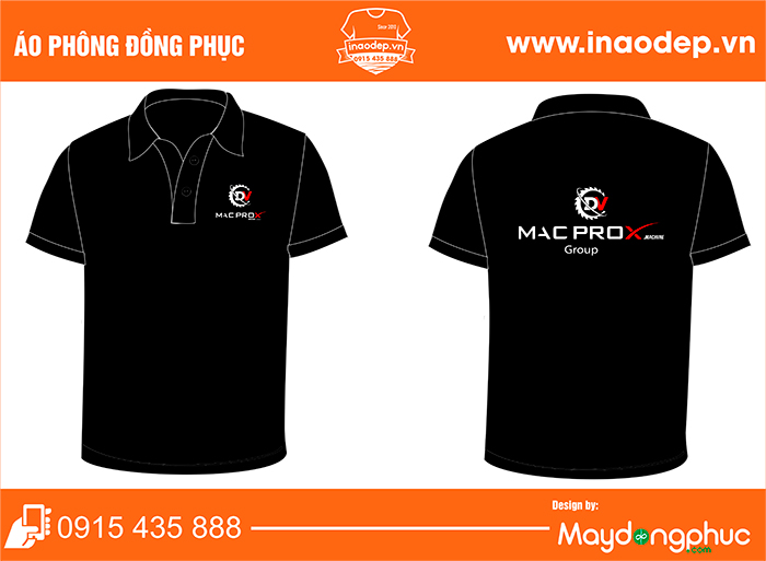 In áo phông Macprox Machine Group | In ao phong dong phuc