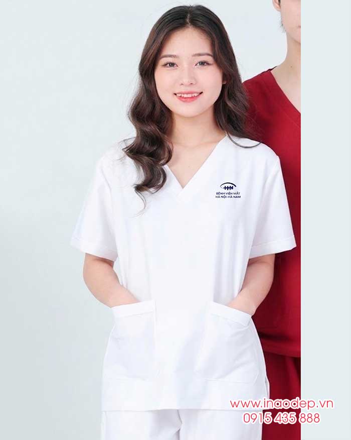 In đồng phục y tế Bệnh viện Mắt Hà Nội - Hà Nam | In dong phuc y te