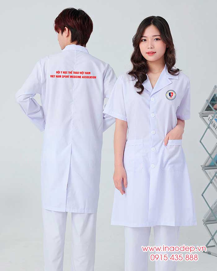 In đồng phục y tế Hội y học thể thao Việt Nam | In dong phuc y te