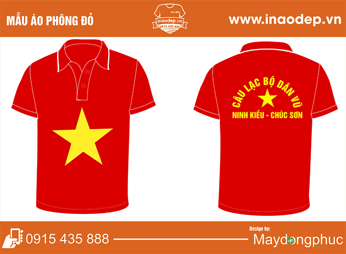In áo phông Câu lạc bộ Dân vũ Ninh Kiều - Chúc Sơn | In ao phong dong phuc