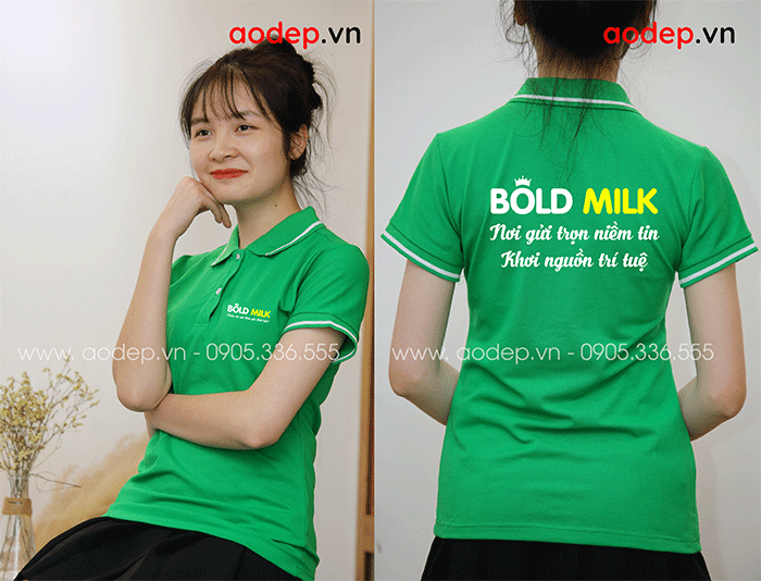 In áo phông Công ty Bold Milk  | In ao phong dong phuc