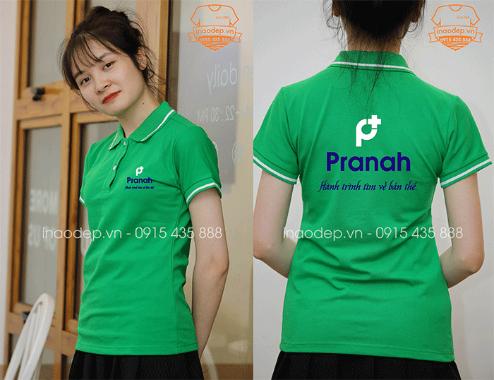 In áo phông Công ty Pranah | In ao phong dong phuc