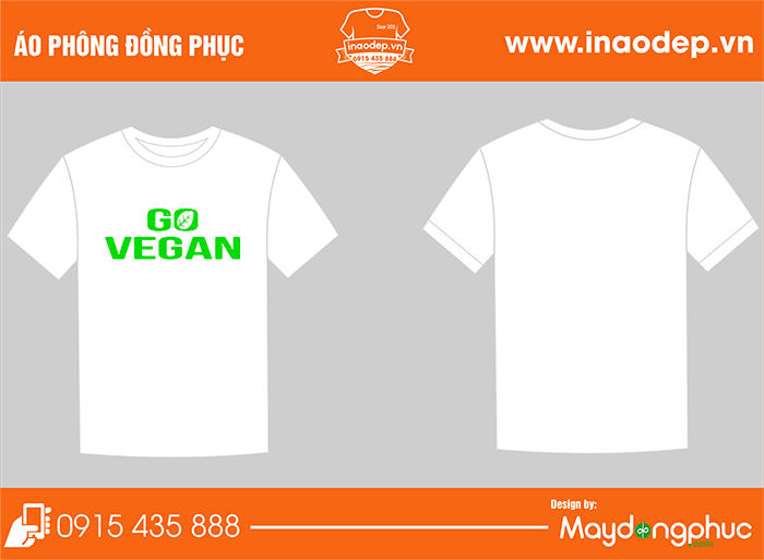 In áo công ty Go Vegan | In ao phong dong phuc
