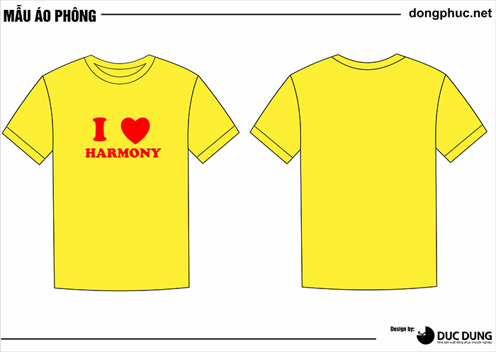 In áo phông Harmony | In ao cong ty