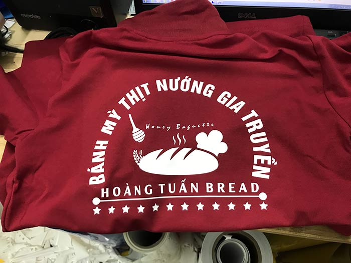 In áo phông Quán bánh mỳ Hoàng Tuấn | In ao phong dong phuc