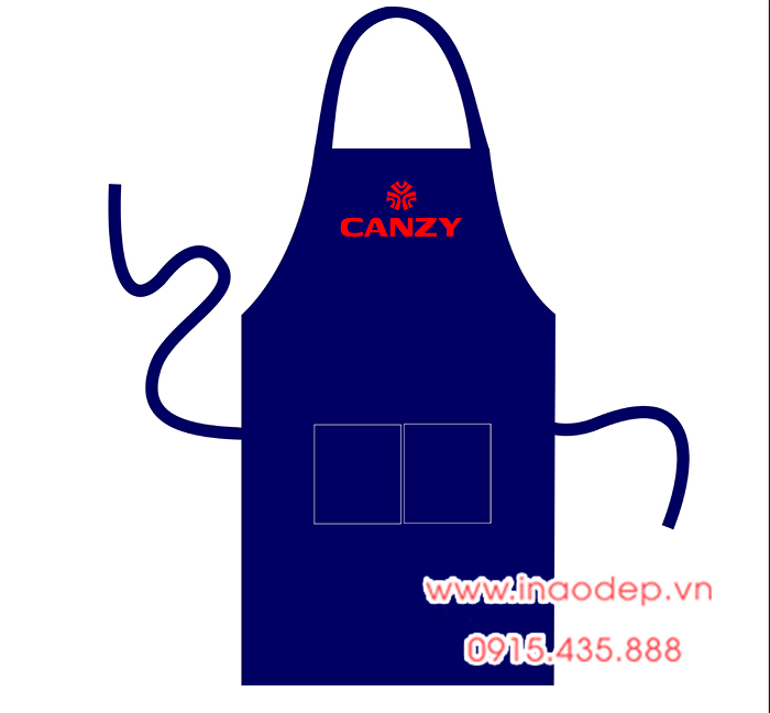 In tạp dề đồng phục Canzy | Tap de dong phuc