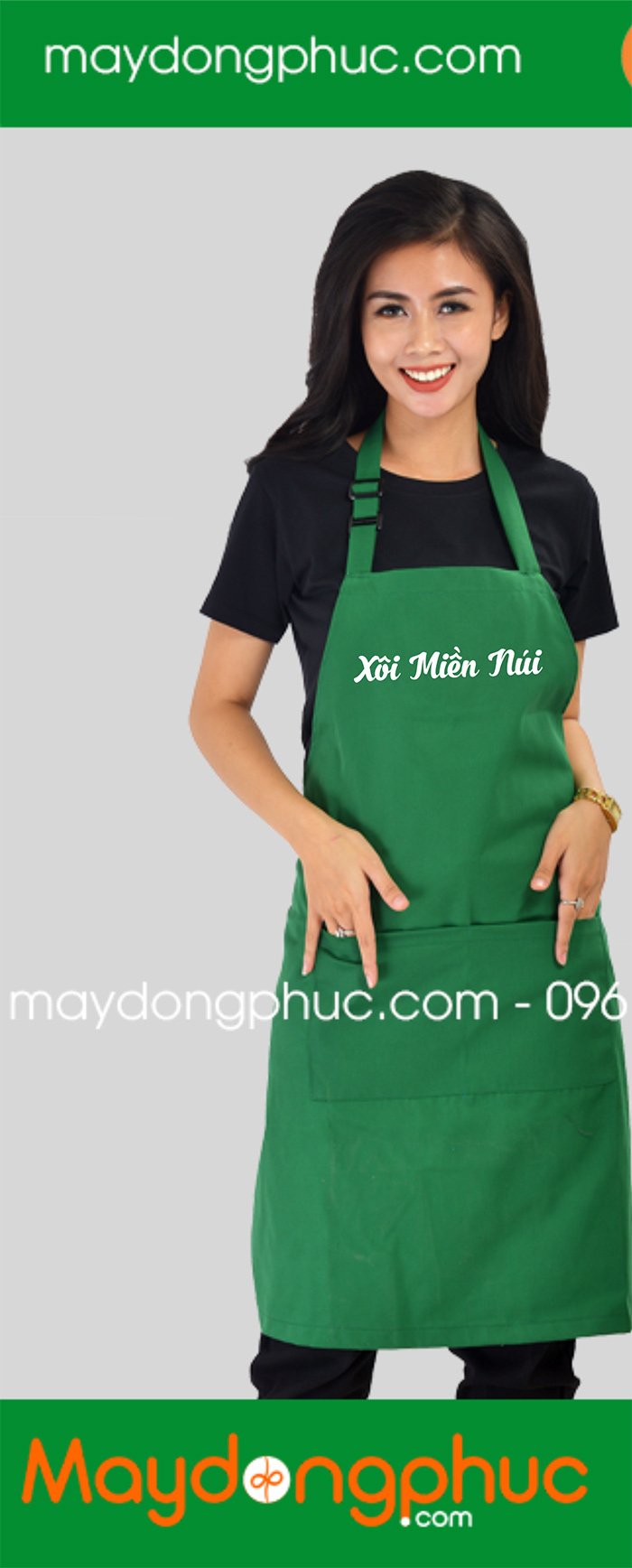 In tạp dề đồng phục Xôi miền núi | In tap de dong phuc