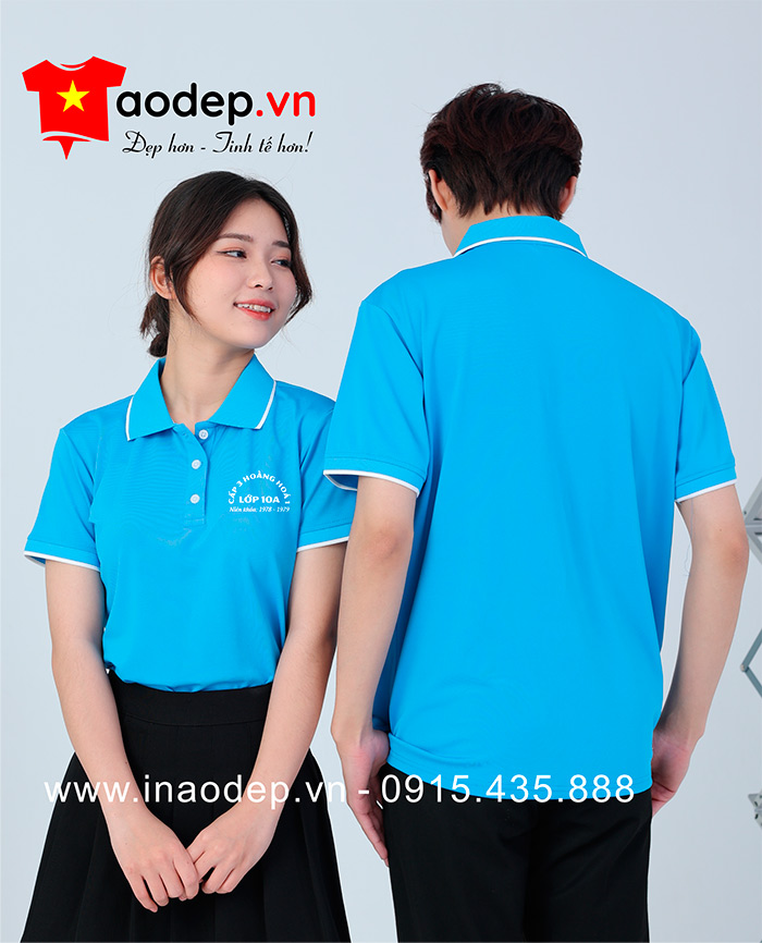 In áo Lớp 10A Cấp 3 Hằng Hóa 1 | In ao phong dong phuc