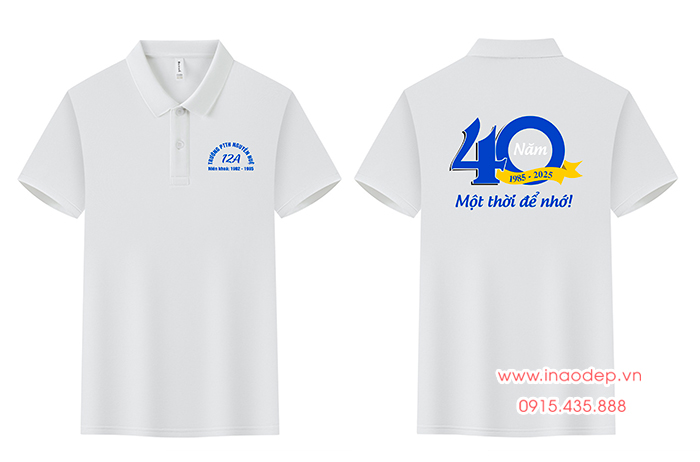 In áo Lớp 12A Trường Chuyên Nguyễn Huệ niên khóa 1982-1985 - 40 Năm Một thời để nhớ!  | In ao phong dong phuc