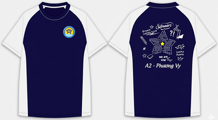 In áo Lớp A2 Trường Trung học cơ sở Liên Mạc | In ao phong dong phuc