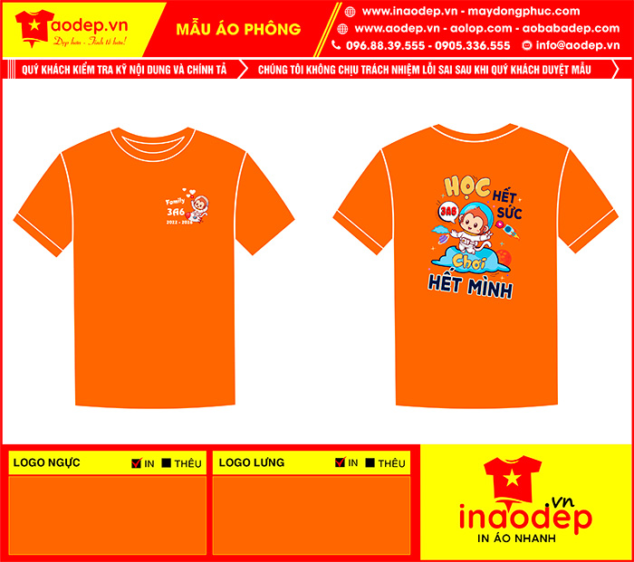 In áo Lớp Family 3A6 2022-2026 | In ao phong dong phuc