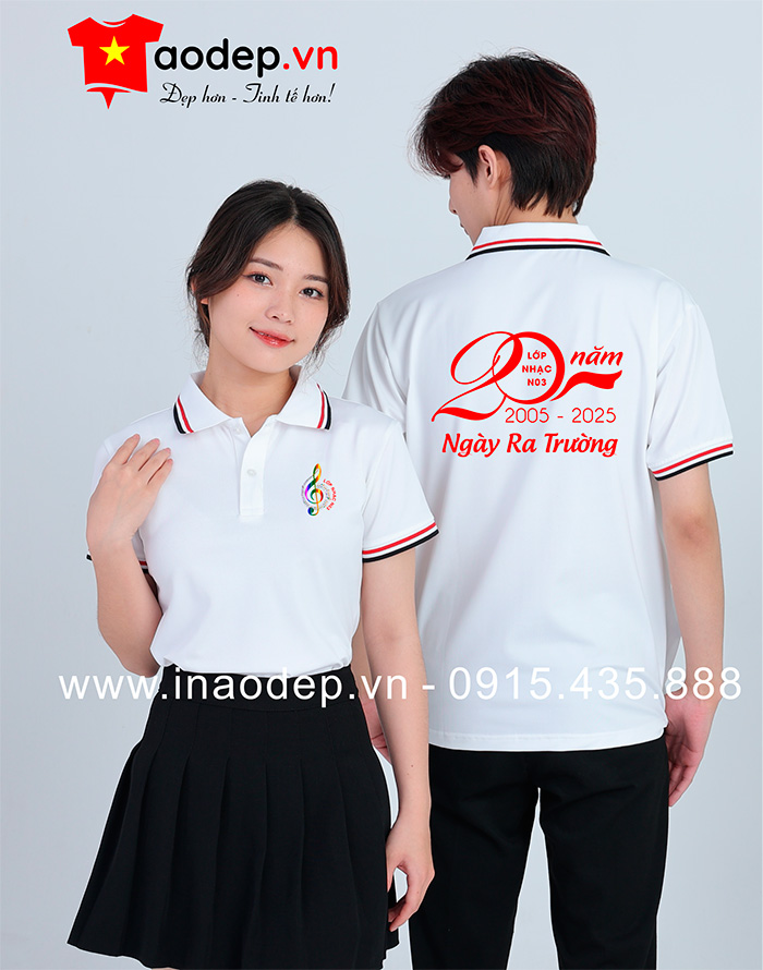 In áo Lớp Nhạc N03 kỉ niệm 20 năm Ngày ra trường | In ao phong dong phuc